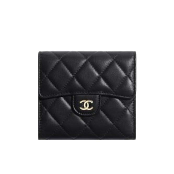 CHANEL CLASSIC SMALL FLAP WALLET GOLD HARDWARE  AP0231 Y01295 C3906 （10.5cm*11.5cm*3cm）